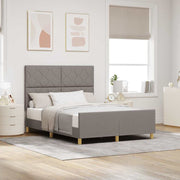 Bedframe 160x200 cm taupe stof