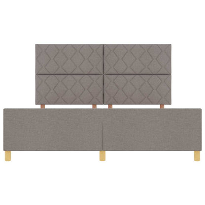 Bedframe met hoofdeinde Taupe 180 x 200 cm Stof