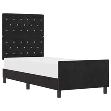 Boxspringbed met hoofdeinde Zwart 80 x 200 cm Fluweel