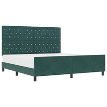 Boxspringbed met hoofdeinde Donkergroen 180 x 200 cm Fluweel