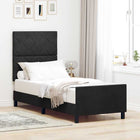 Boxspringbed 80x200 cm zwart fluweel