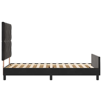 Boxspringbed met hoofdeinde Zwart 90 x 190 cm Fluweel