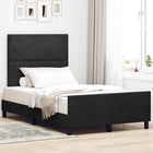 Boxspringbed 120x190 cm zwart fluweel