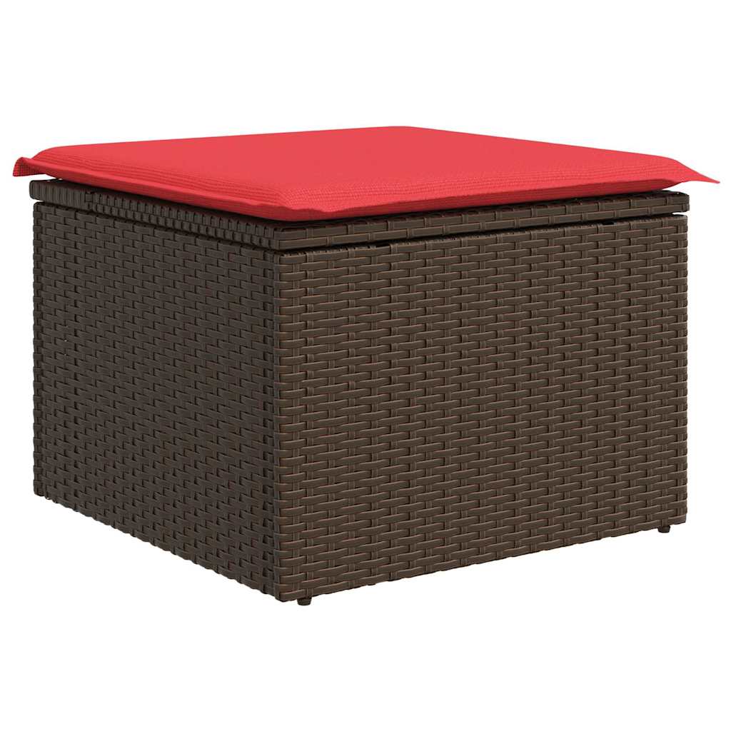 Tuin Sofa Set 8 st Bruin poly rattan