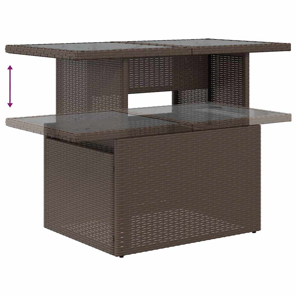 Tuin Sofa Set 8 st poly rattan