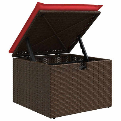 Tuin Sofa Set 6 st Bruin poly rattan
