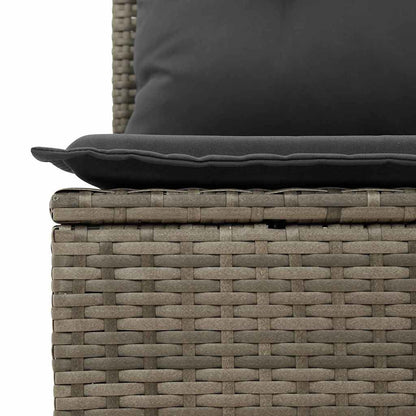 Tuin Sofa Set 6 pcs Grijs poly rattan
