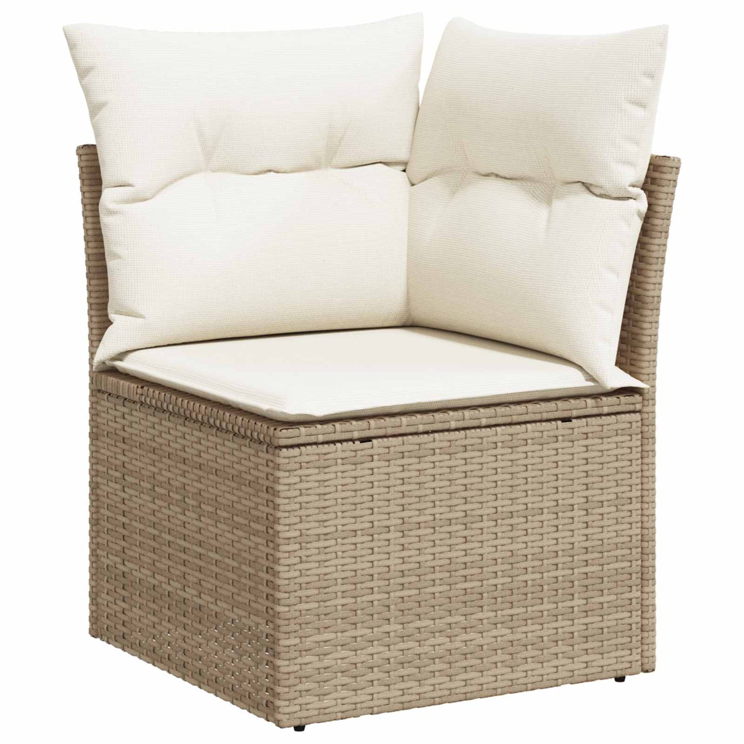 Tuinbankenset met kussen 12 pcs Beige en Crème