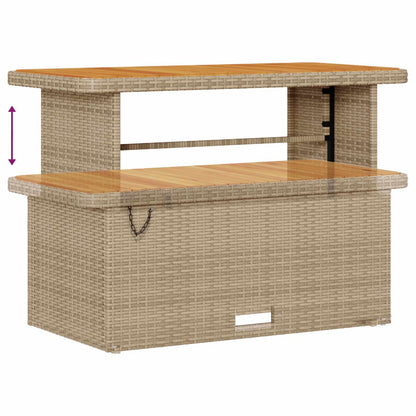 Tuinbankenset met kussen 13 pcs Beige en Crème