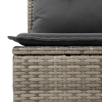 Tuin Sofa Set 12 st 11-Aantal zitplaatsen Grijs