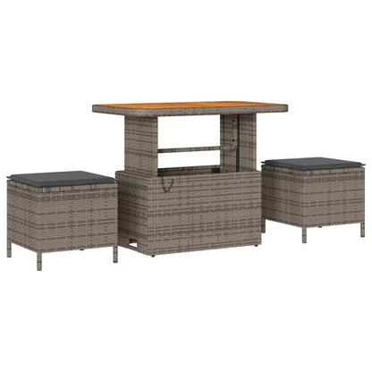 Tuin Sofa Set 12 st 11-Aantal zitplaatsen Grijs