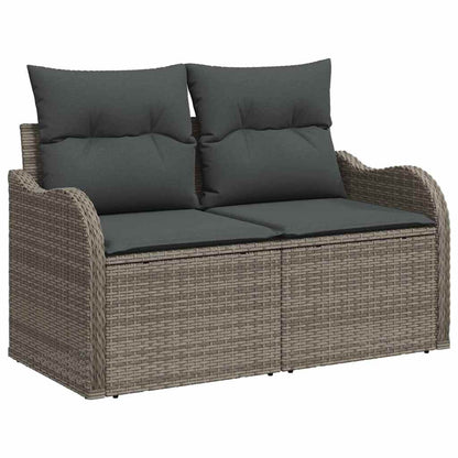Tuin Sofa Set 12 st 11-Aantal zitplaatsen Grijs