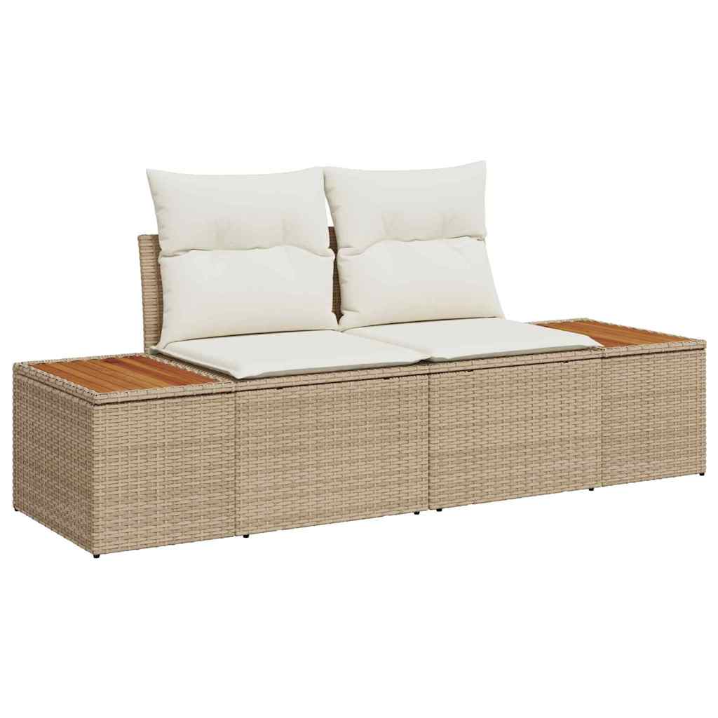 Tuin Sofa Set met kussen 8 pcs Beige, Crème 80 x 80 x 71 cm