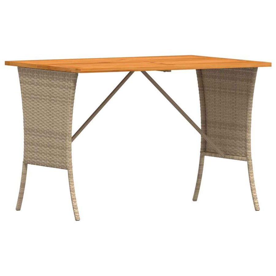 3-delige Loungeset met kussens poly rattan beige