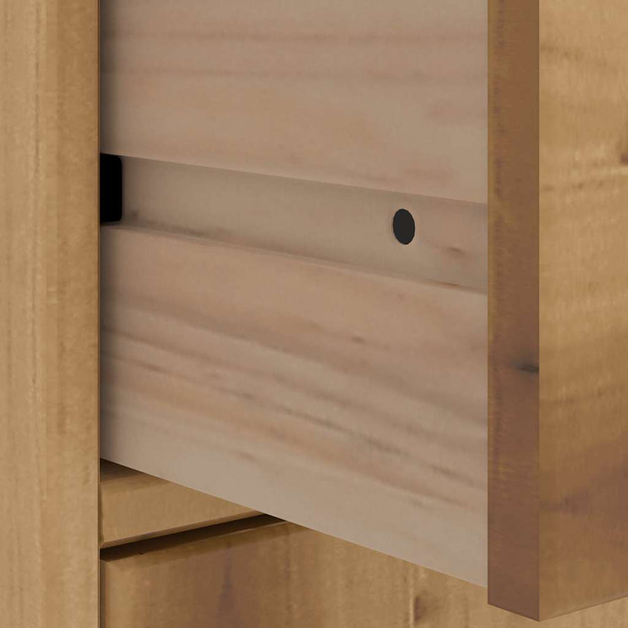 Bijzetkasten 4 st ODDA 40x24x79 cm massief grenenhout