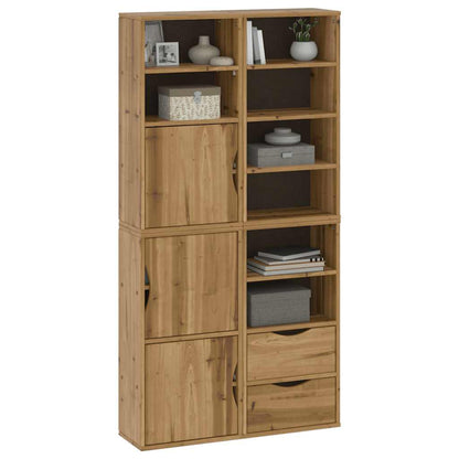 Bijzetkasten 4 st ODDA 40x24x79 cm massief grenenhout