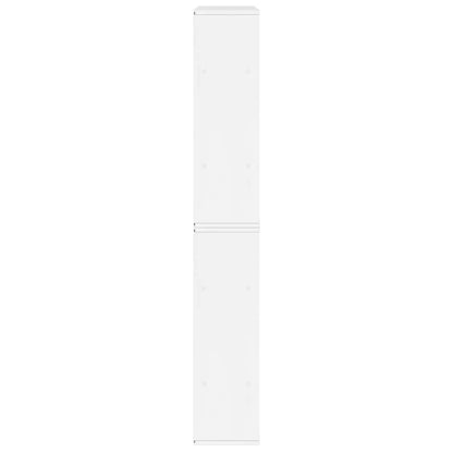 Bijzetkasten 6 st ODDA 40x24x79 cm massief grenenhout wit wit