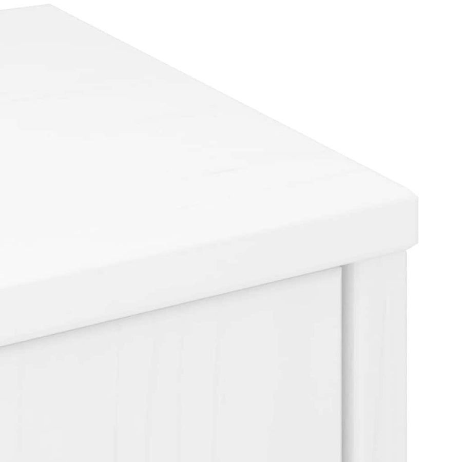 Bijzetkasten 6 st ODDA 40x24x79 cm massief grenenhout wit wit