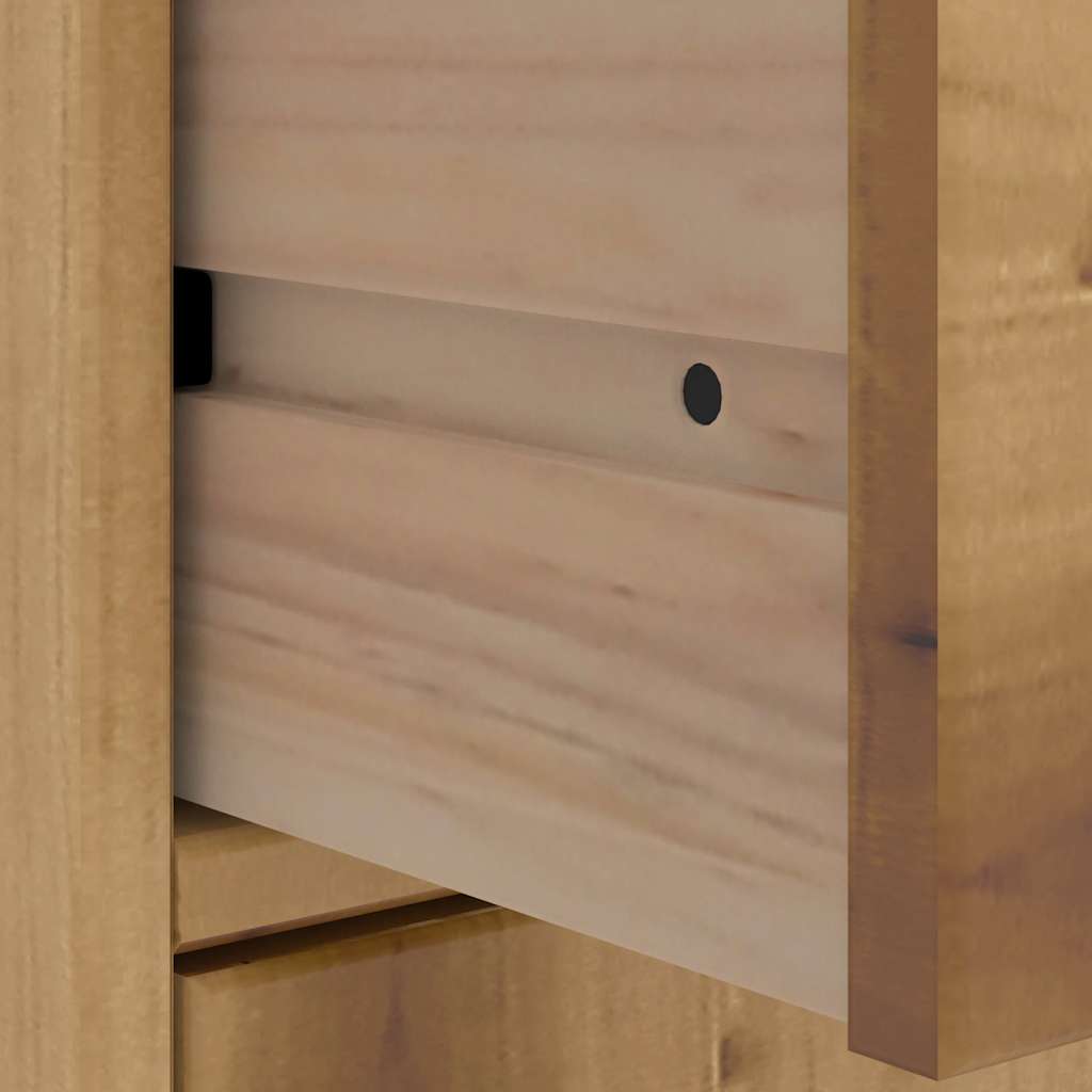 Bijzetkasten 5 st "ODDA" 40x24x79 cm massief grenenhout
