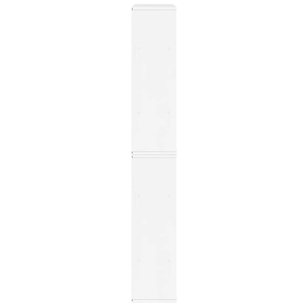 Bijzetkasten 5 st ODDA 40x24x79 cm massief grenenhout wit