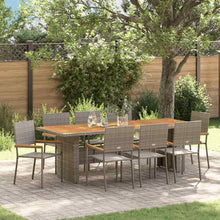 Tuin Eetset 9 Pcs Poly Riet 8-Persoons