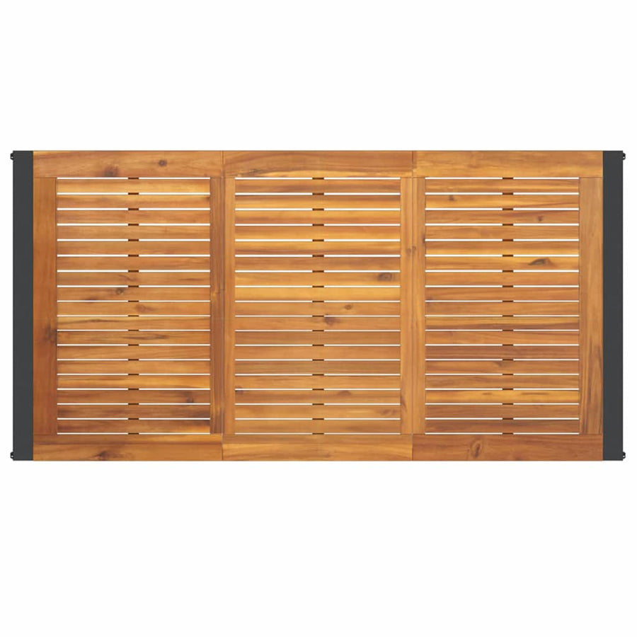 Tuin eettafelset 7 pcs Grijs en Bruin poly rattan