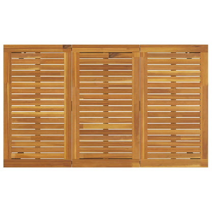 Tuin eettafelset 7 pcs Grijs en Bruin poly rattan