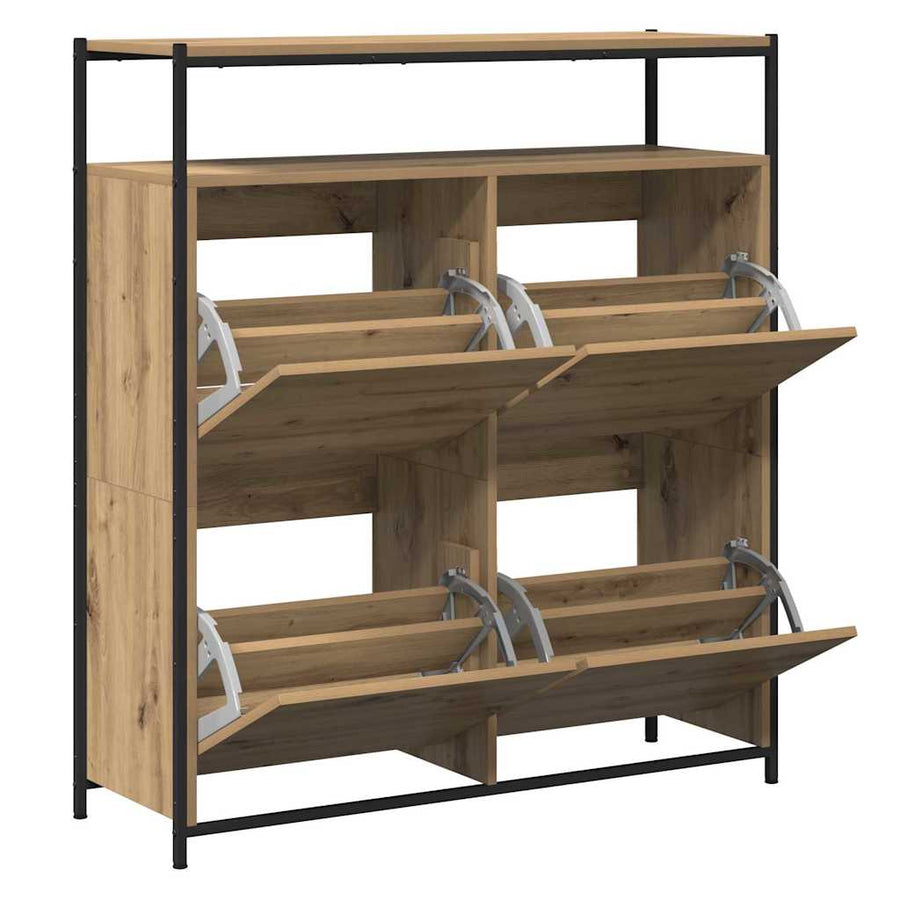 Schoenenkast Artisan Eiken 100 x 34 x 112 cm Bewerkt hout