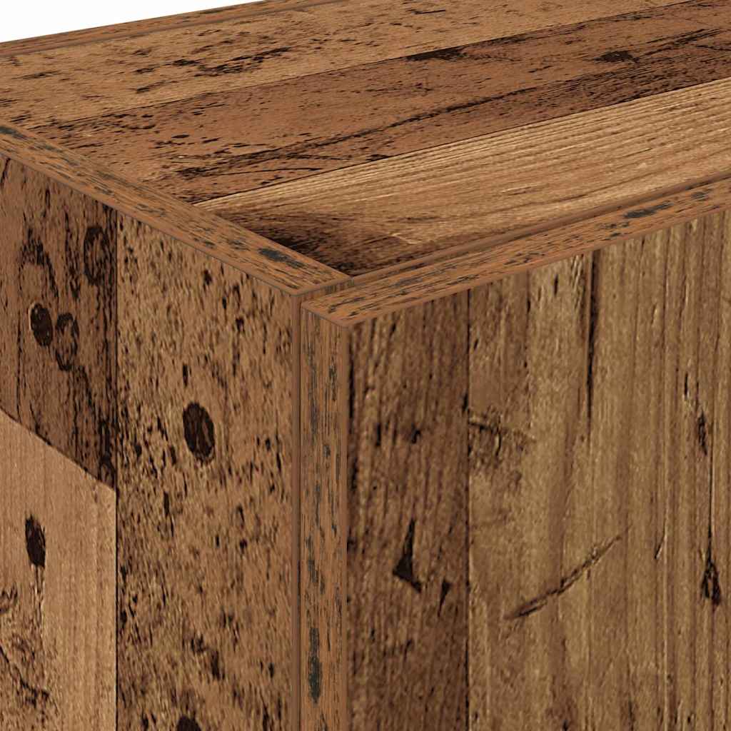 Keukenbuffet met plank 2 pcs Oudhout 60 x 50 x 180 cm