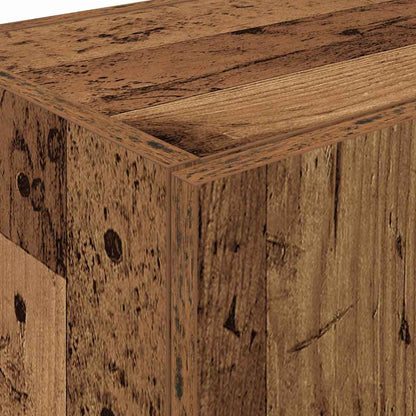 Keukenbuffet met plank 2 pcs Oudhout 60 x 50 x 180 cm