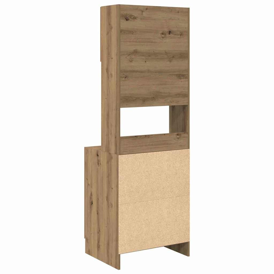 Keukenbuffet met plank 2 pcs Artisan Eiken 60 x 50 x 180 cm