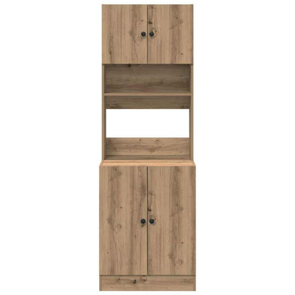 Keukenbuffet met plank 2 pcs Artisan Eiken 60 x 50 x 180 cm