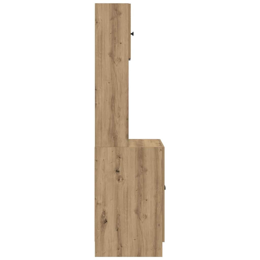 Keukenbuffet met plank 2 pcs Artisan Eiken 60 x 50 x 180 cm