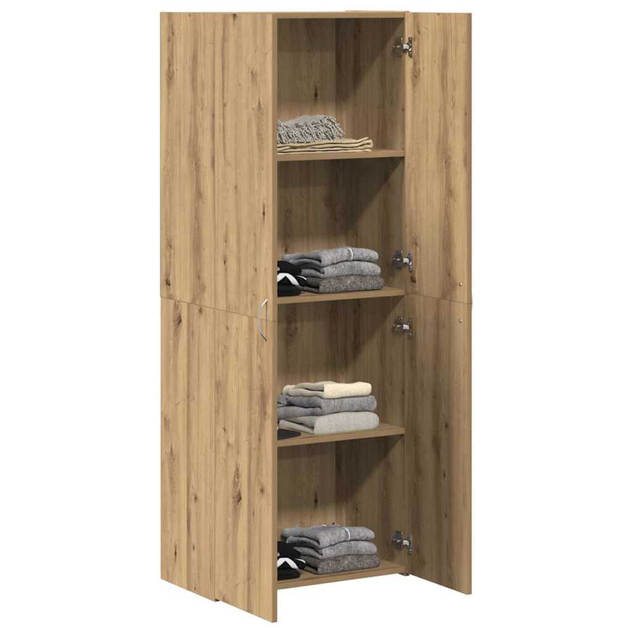 Kantoorkast Artisan Eiken 70 x 32 x 77.5 cm Bewerkt hout