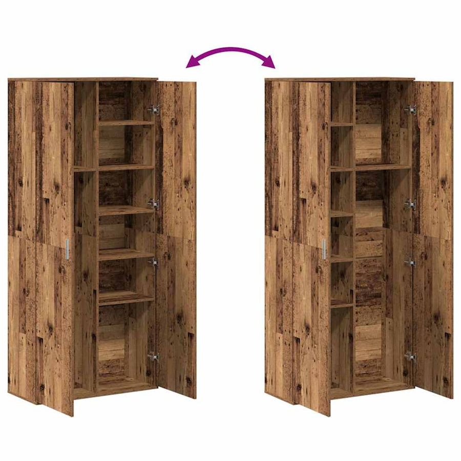 Hoogboard Oud Hout 80 x 35 x 180 cm Bewerkt hout
