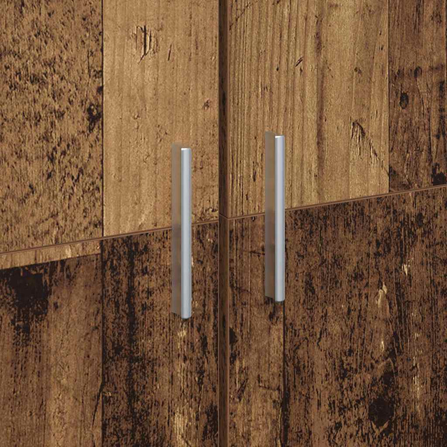 Hoge kast Oudhout 70 x 33.5 x 180 cm Bewerkt hout