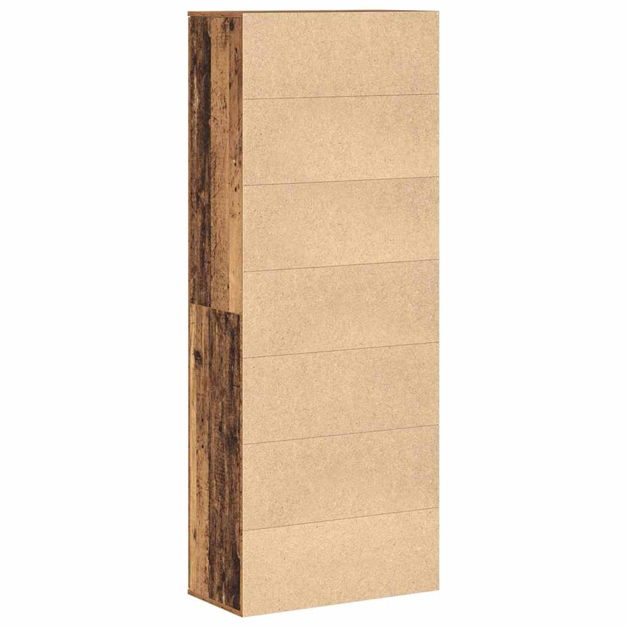 Hoge kast Oudhout 70 x 33.5 x 180 cm Bewerkt hout
