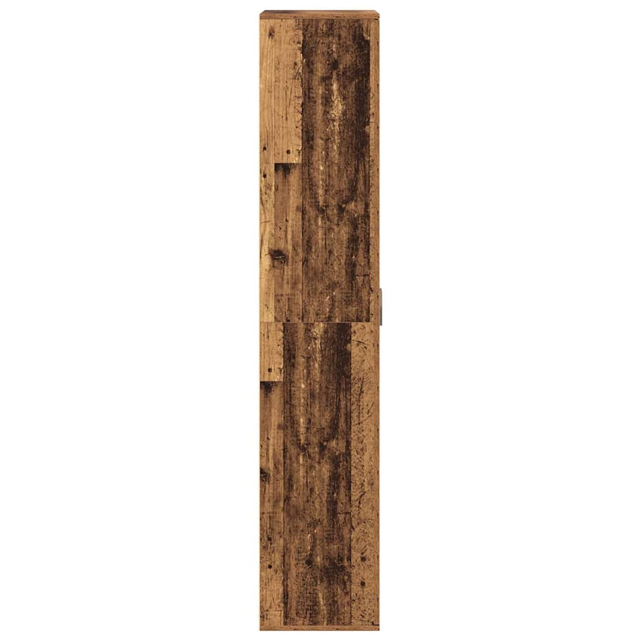 Hoge kast Oudhout 70 x 33.5 x 180 cm Bewerkt hout