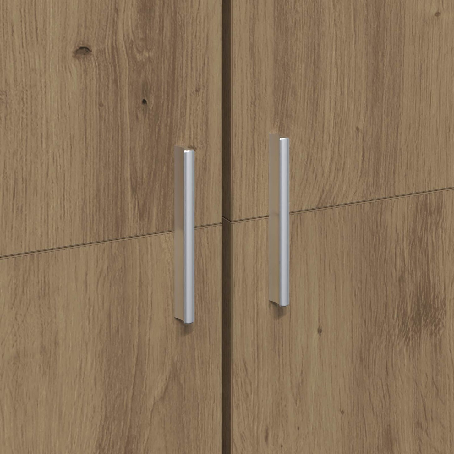 Hoge kast 70 x 33.5 x 180 cm Bewerkt hout Artisan Eiken