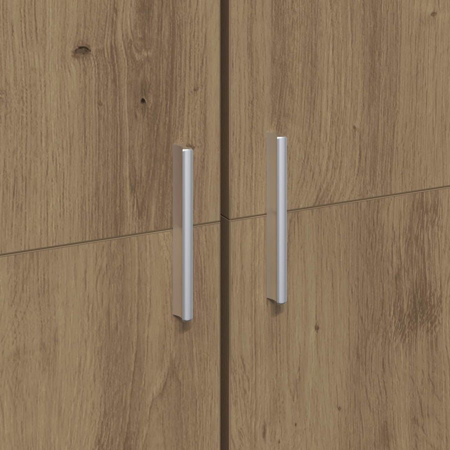 Hoge kast 70 x 33.5 x 180 cm Bewerkt hout Artisan Eiken