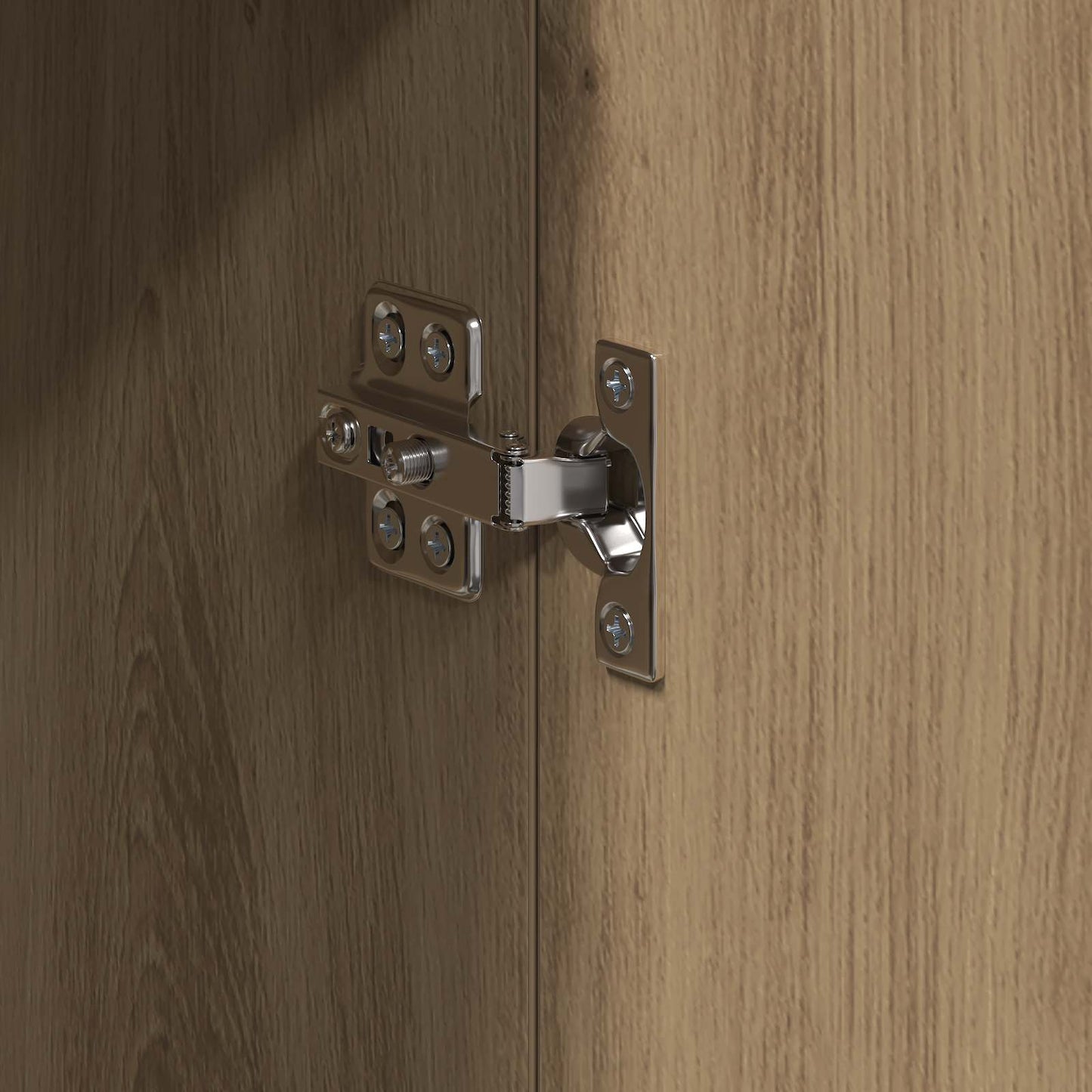 Hoge kast 70 x 33.5 x 180 cm Bewerkt hout Artisan Eiken