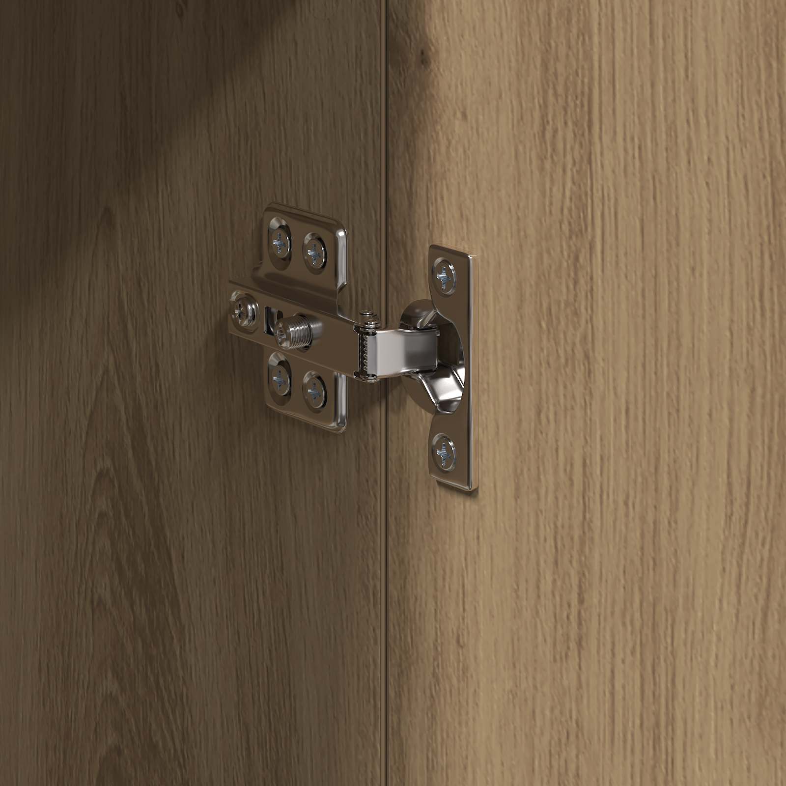 Hoge kast 70 x 33.5 x 180 cm Bewerkt hout Artisan Eiken