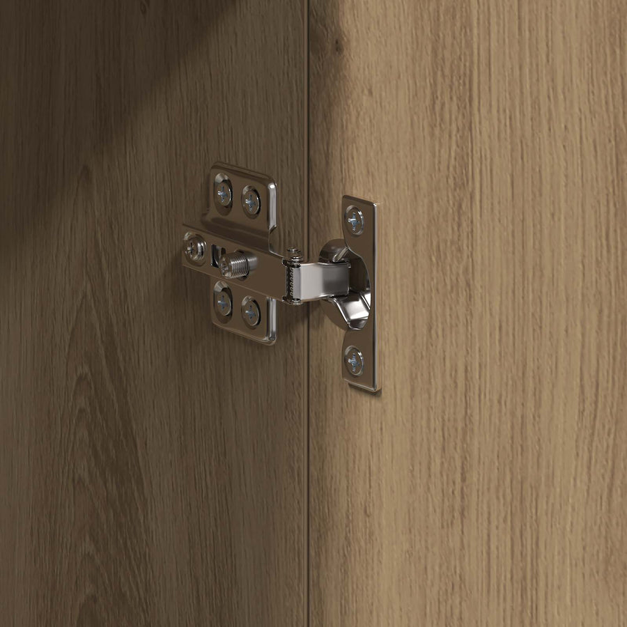 Hoge kast 70 x 33.5 x 180 cm Bewerkt hout Artisan Eiken