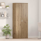 Hoge kast 70 x 33.5 x 180 cm Bewerkt hout Artisan Eiken