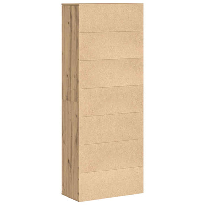 Hoge kast 70 x 33.5 x 180 cm Bewerkt hout Artisan Eiken