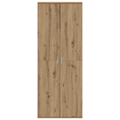 Hoge kast 70 x 33.5 x 180 cm Bewerkt hout Artisan Eiken