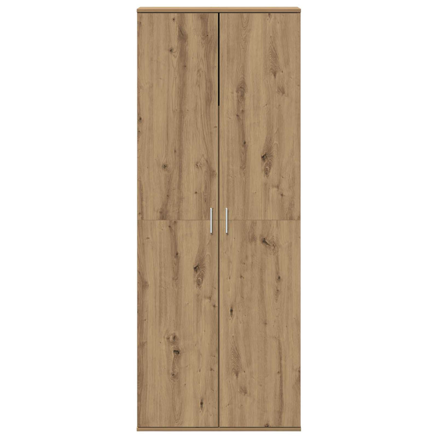 Hoge kast 70 x 33.5 x 180 cm Bewerkt hout Artisan Eiken