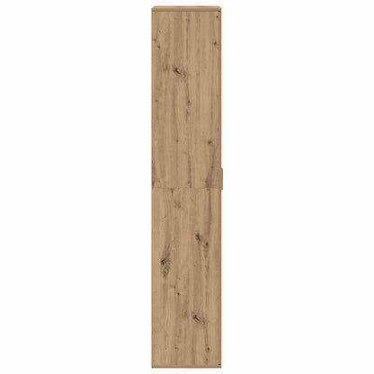 Hoge kast 70 x 33.5 x 180 cm Bewerkt hout Artisan Eiken