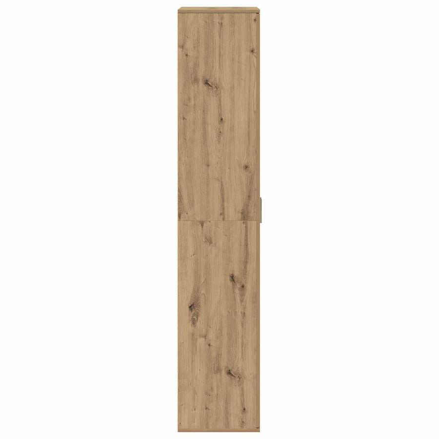 Hoge kast 70 x 33.5 x 180 cm Bewerkt hout Artisan Eiken