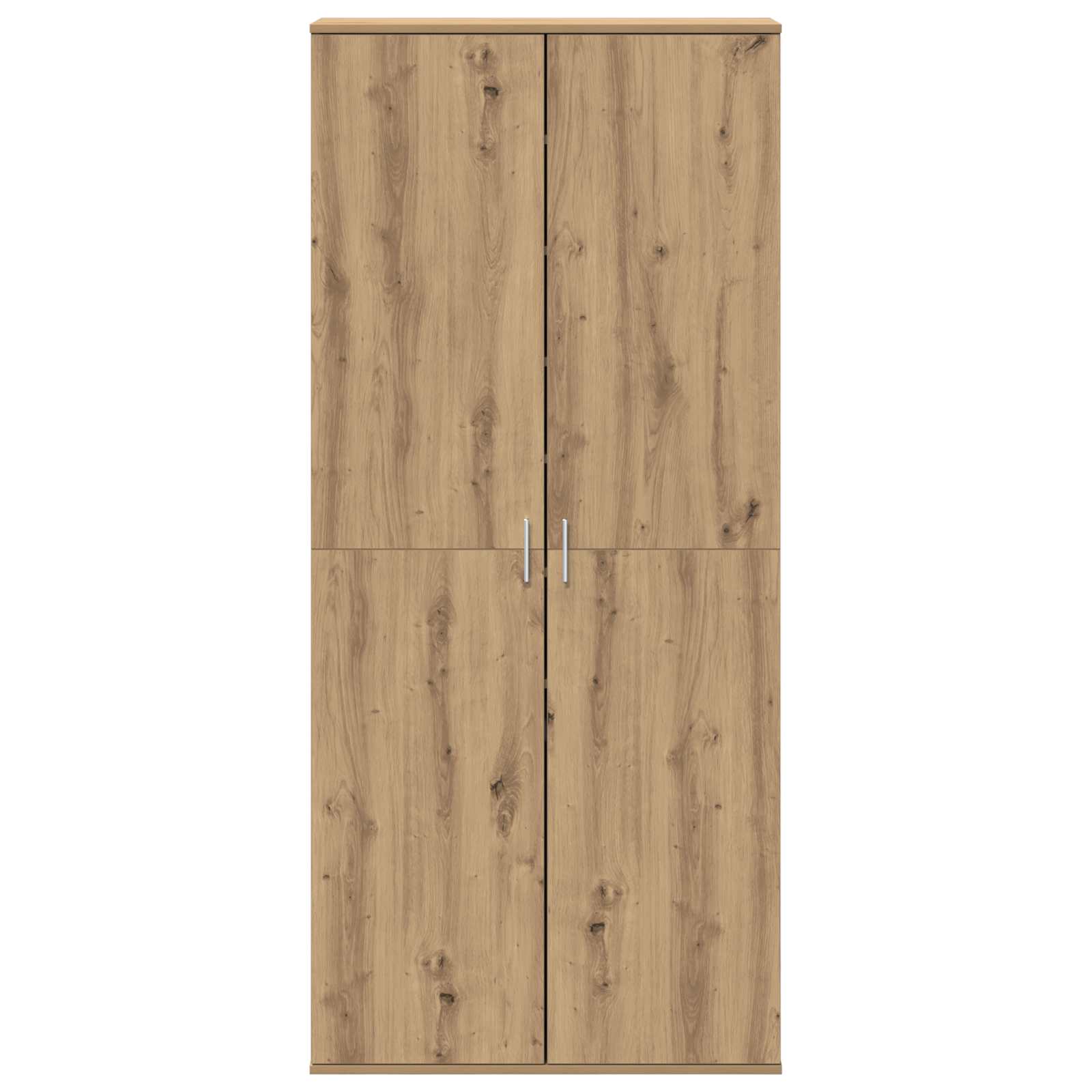 Highboard 80 x 39 x 178 cm Bewerkt hout artisanaal eikenkleurig